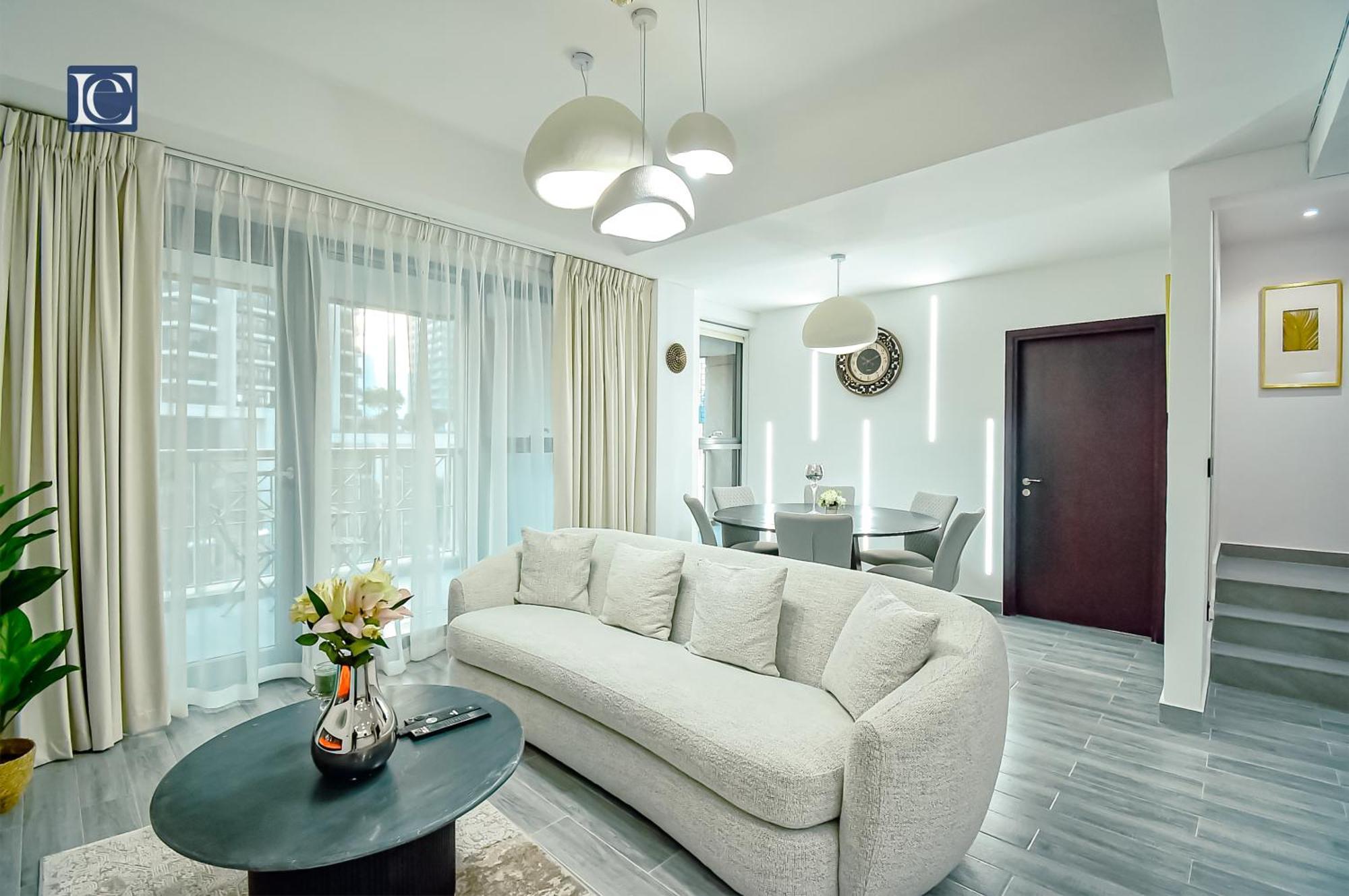 شقة Luxury Escapes - Elegant 3br With 4 Balconies In 29 Blvd دبي